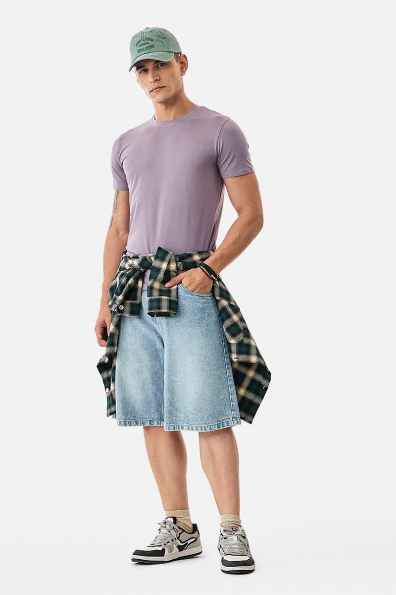 سنيتش تيشيرت بقصة عادية مطاطي